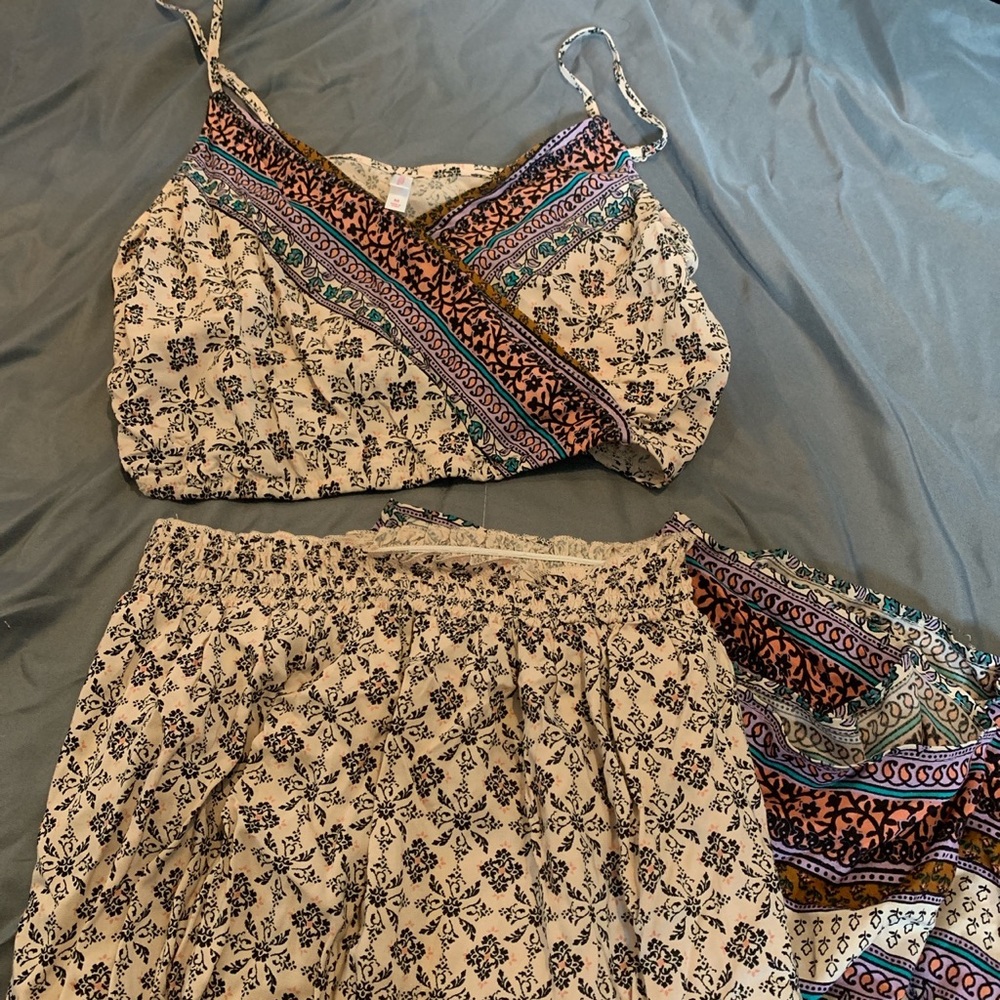 Skirt and tank top set!